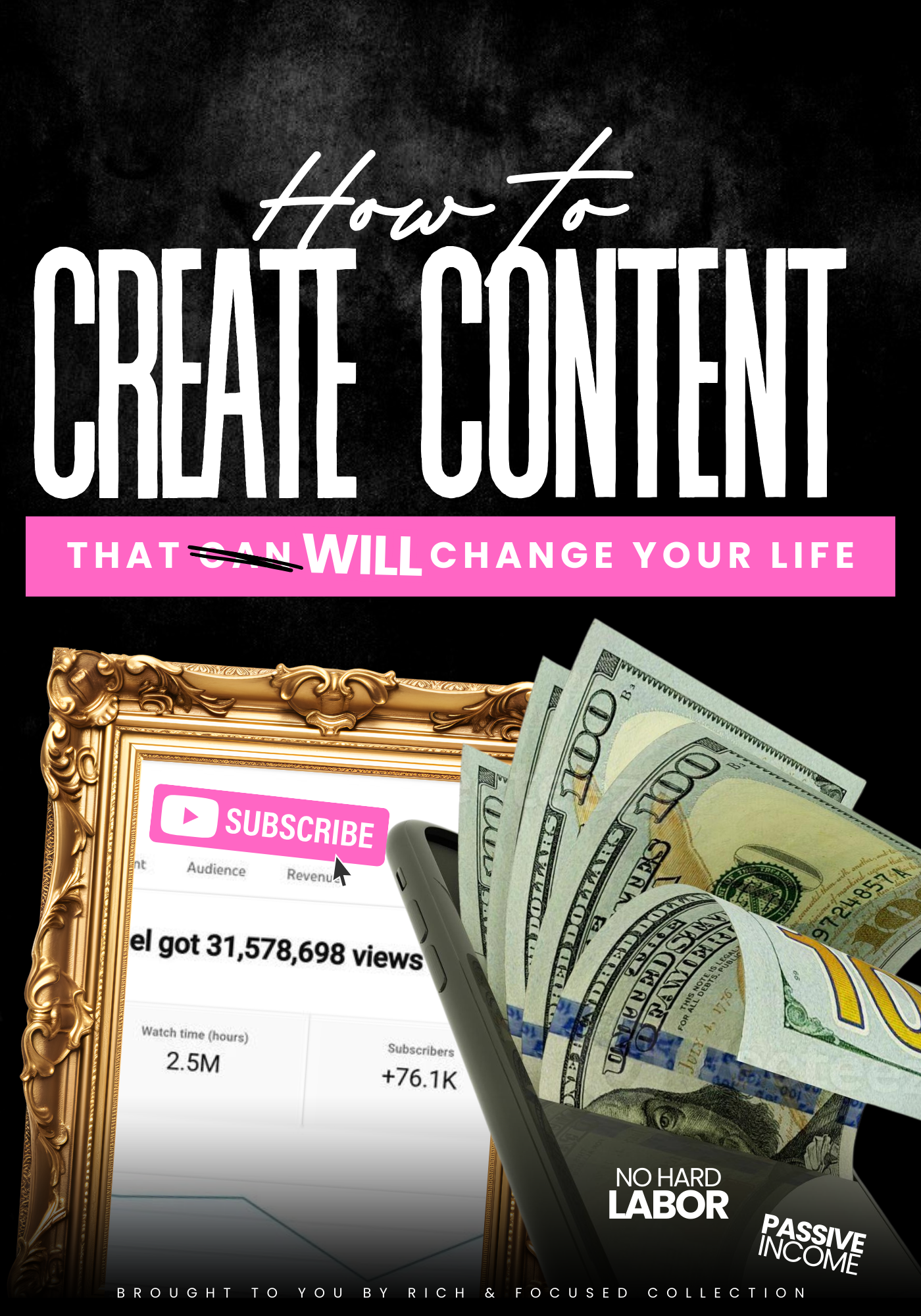 Passive Income Ebook, How grow your YouTube channel